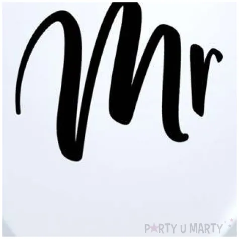 balony mr biale qualatex 11 25 szt