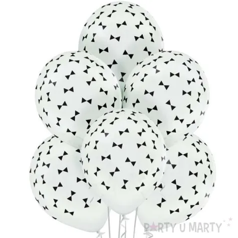 balony muszki pastel bialy belbal 12 6 szt