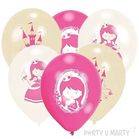 balony my princess mix amscan 9 6 szt