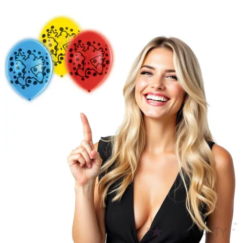 balony myszka mickey led mix amscan 11 5 szt