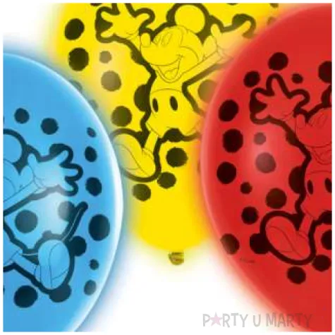 balony myszka mickey led mix amscan 11 5 szt