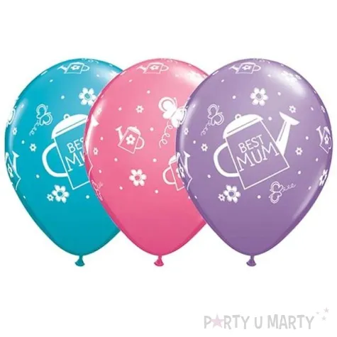 balony najlepsza mama mix pastel qualatex 11 25 szt