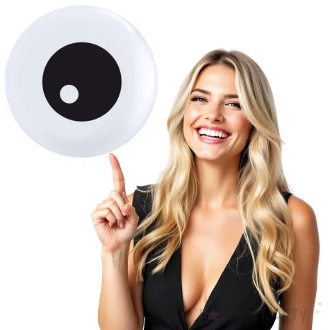 balony oczy oczka czarno biale qualatex 5 100 szt