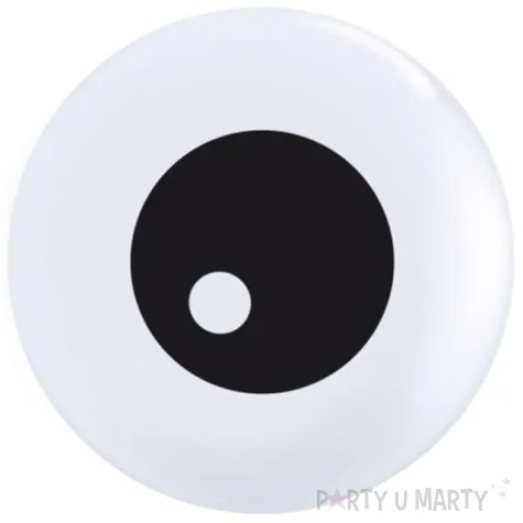 balony oczy oczka czarno biale qualatex 5 100 szt