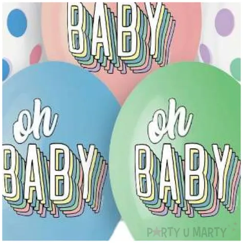 balony oh baby 13 gemar 5 szt
