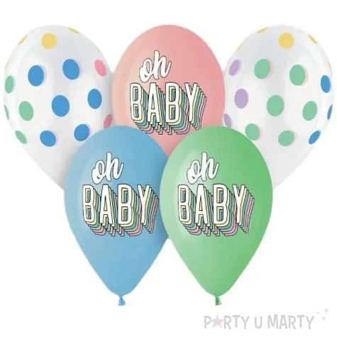 balony oh baby 13 gemar 5 szt