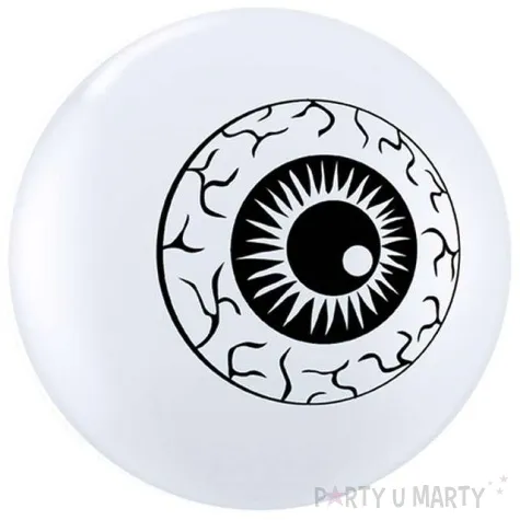 balony oko biale qualatex 5 100 szt