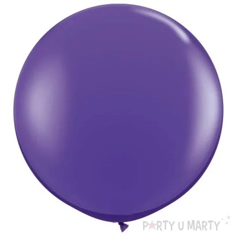 balony okragle fioletowe qualatex 36 2 szt