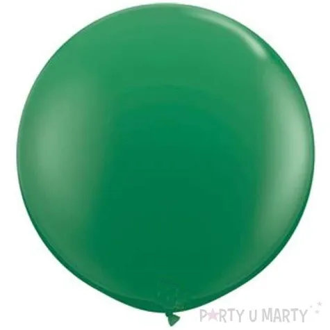 balony okragle zielony ciemny qualatex 36 2 szt