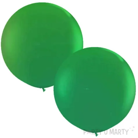 balony okragle zielony ciemny qualatex 36 2 szt