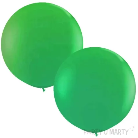 balony okragle zielony qualatex 36 2 szt