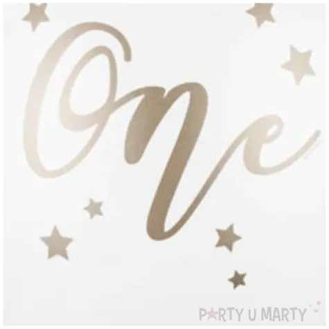 balony one 1 urodziny biale partydeco 12 50 szt