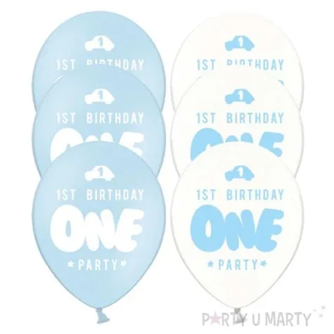 balony one baby blue mix 12 strong 6 szt