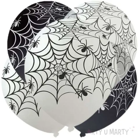 balony pajeczyny pastel mix show 12 5 szt