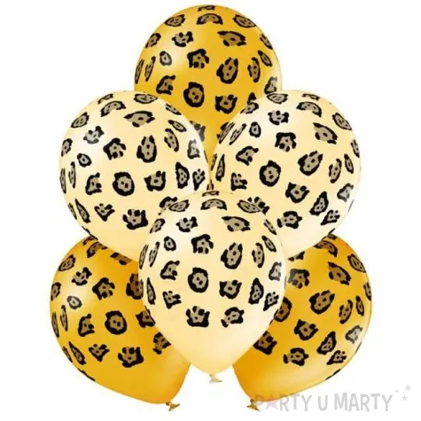 balony panterka metalik mix belbal 12 6 szt