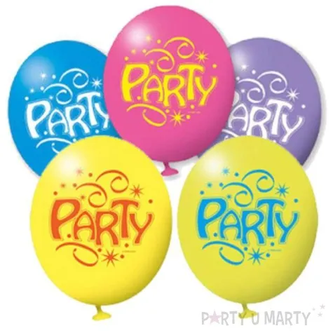 balony party 9 amscan mix pastel 5 szt