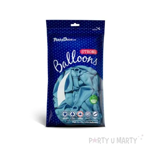 balony pastel blekitne 12 strong 20 szt