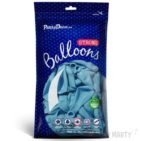 balony pastel blekitne 9 strong 20 szt