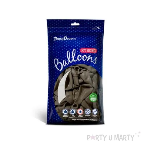 balony pastel brazowe jasne 12 strong 50 szt