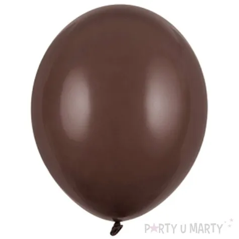 balony pastel brazowe strong 10 10 szt