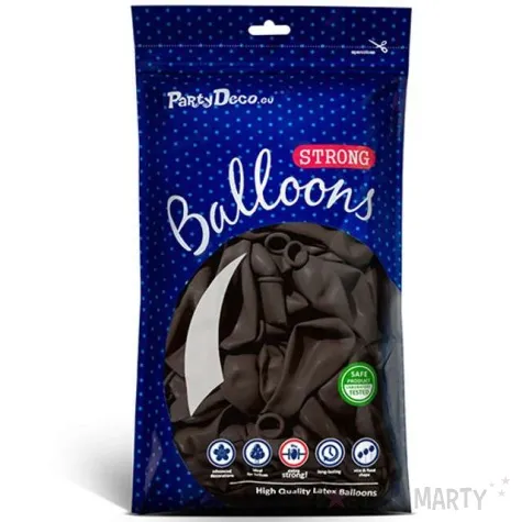 balony pastel brazowe strong 9 100 szt