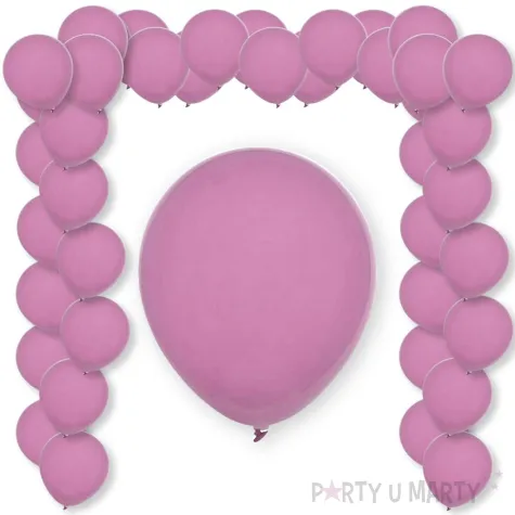 balony pastel candy pink decomex rozowy 11 100 szt