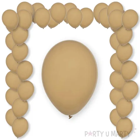 balony pastel desert sand decomex kremowy ciemny 9 100 szt