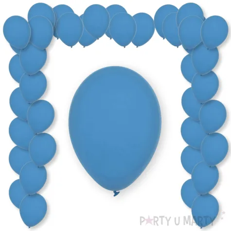 balony pastel dusty blue decomex blekitny 11 100 szt