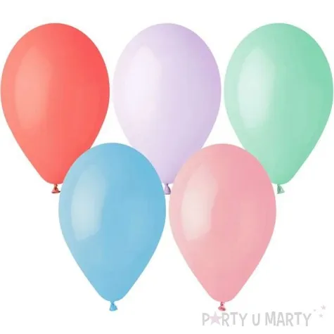 balony pastel gemar 12 100 szt