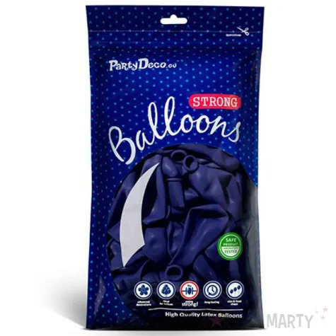 balony pastel granatowe 10 strong 20 szt