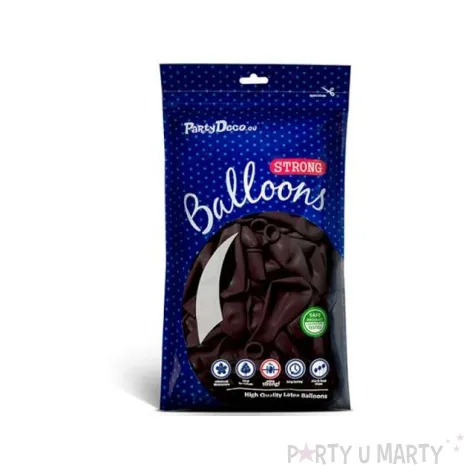 balony pastel kasztanowy 12 strong 20 szt