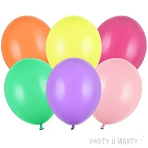 balony pastel kolorowe 12 strong 10 szt