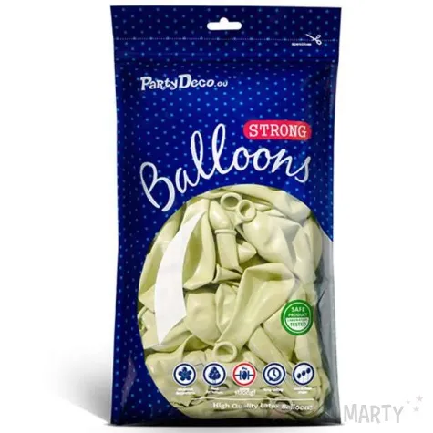 balony pastel kremowe 10 strong 20 szt