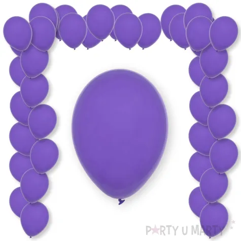 balony pastel lavender decomex fioletowy 11 100 szt