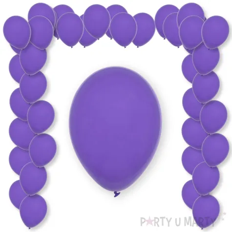 balony pastel lavender decomex fioletowy 9 100 szt