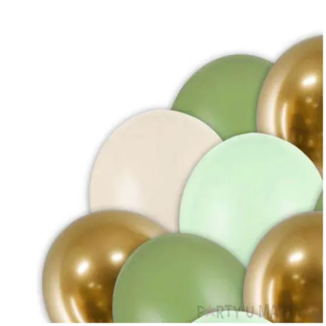 balony pastel metalik mix 12 20 szt