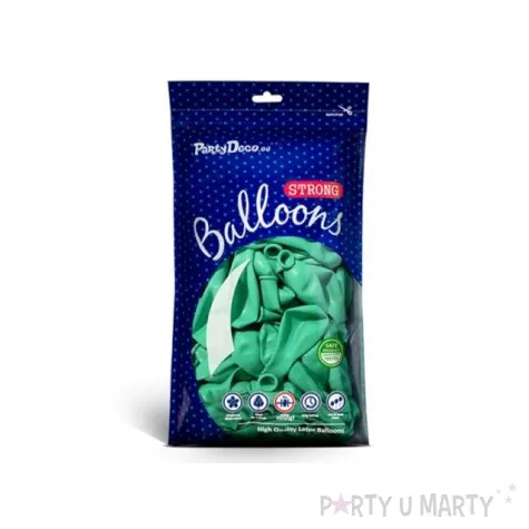 balony pastel mietowe strong 12 10 szt