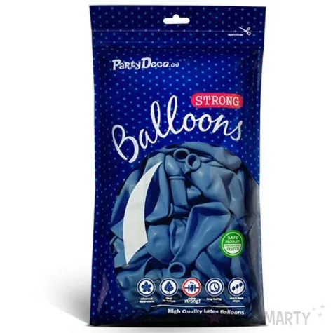 balony pastel niebieskie 9 strong 10 szt