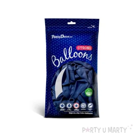 balony pastel niebieskie ciemne 12 strong 100 szt