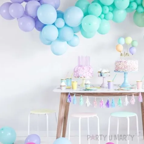 balony pastel niebieskie jasne strong 12 50 szt