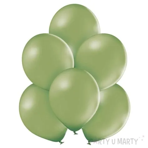 balony pastel oliwkowy belbal 12 100 szt