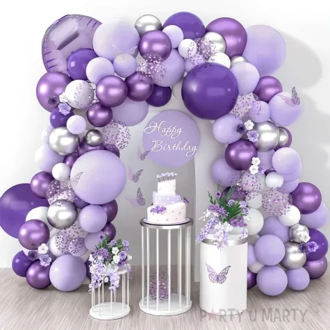 balony pastel purpurowy gemar 19 25 szt