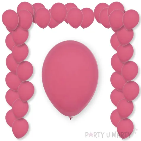 balony pastel rose decomex rozowy jasny 11 100 szt