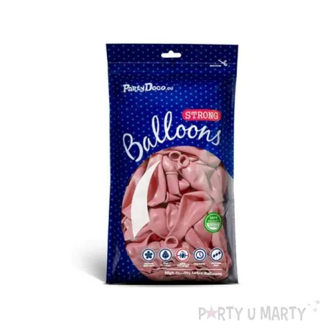 balony pastel rozowe jasne 12 strong 20 szt