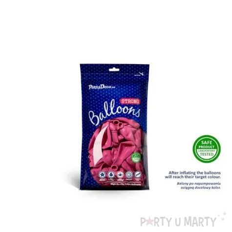 balony pastel rozowy strong 5 100 szt