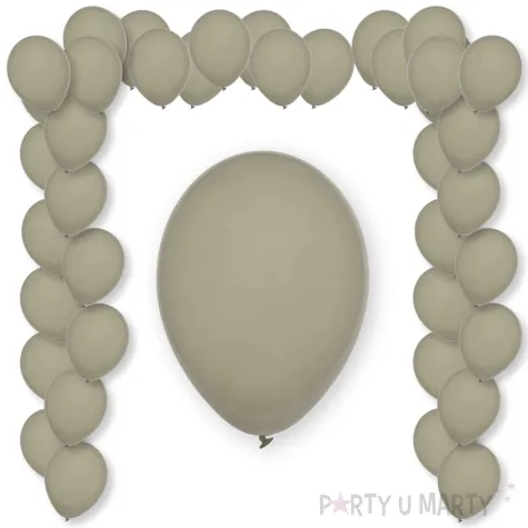 balony pastel stone decomex szary 11 100 szt