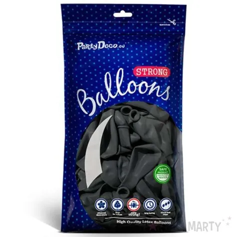 balony pastel szare 9 strong 100 szt