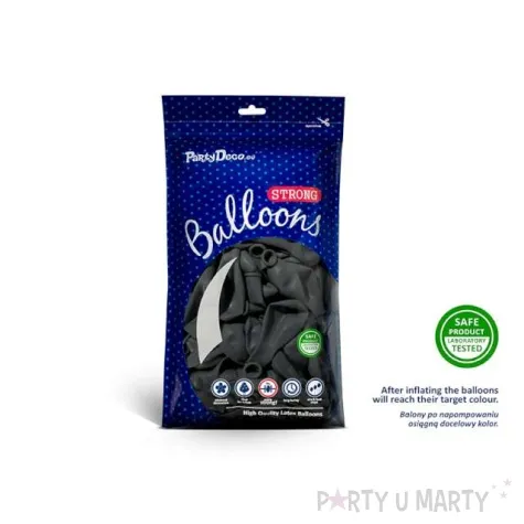 balony pastel szare strong 12 100 szt