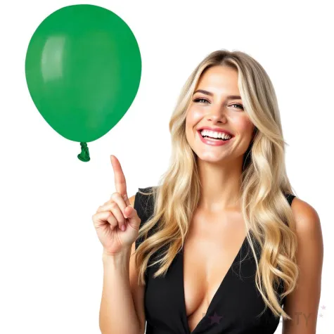 balony pastel zielone ciemne gemar 5 100 szt