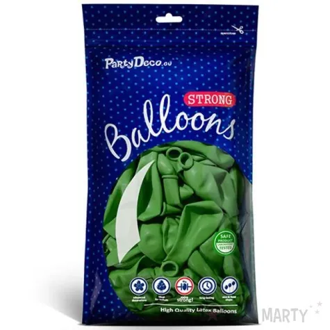 balony pastel zielone jabluszko 10 strong 20 szt